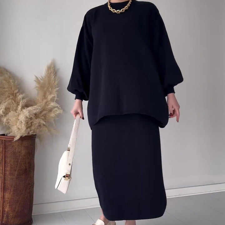 Clara | Conjunto Elegante de Top y Falda Larga de Dos Piezas
